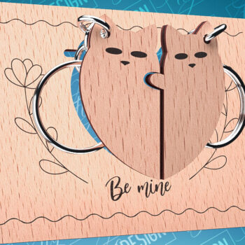 Intra απο ξύλο plywood 3mm-4mm πάχος – Ξύλινη κάρτα Αγίου Βαλεντίνου | CNC Δίασταση 20x20 cm INTRAFABR-87240499 - Image 5