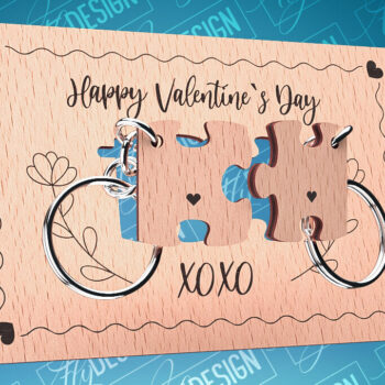 Intra απο ξύλο plywood 3mm-4mm πάχος – Ξύλινη κάρτα Αγίου Βαλεντίνου | CNC Δίασταση 20x20 cm INTRAFABR-87240499 - Image 8