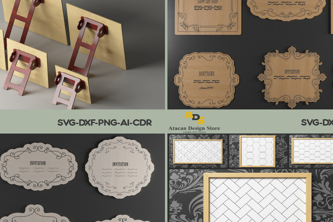 Intra απο ξύλο plywood 3mm-4mm πάχος – Vector κομμένα αρχεία για μηχανές λέιζερ 286 Δίασταση  20x20 cm INTRAFABR-56302582