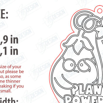 Intra απο ξύλο plywood 3mm-4mm πάχος – Πακέτο κοπής με λέιζερ Vegan μπρελόκ | CNC Δίασταση  5x5 cm INTRAFABR-120353751 - Image 2