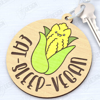 Intra απο ξύλο plywood 3mm-4mm πάχος – Πακέτο κοπής με λέιζερ Vegan μπρελόκ | CNC Δίασταση  5x5 cm INTRAFABR-120353751 - Image 7