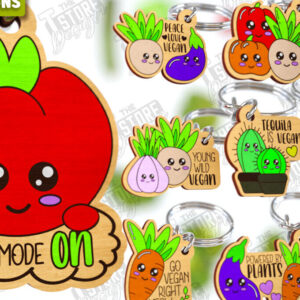 Intra απο ξύλο plywood 3mm-4mm πάχος – Vegan Μπρελόκ Bundle |Μπρελόκ Δίασταση  5x5 cm INTRAFABR-122878637