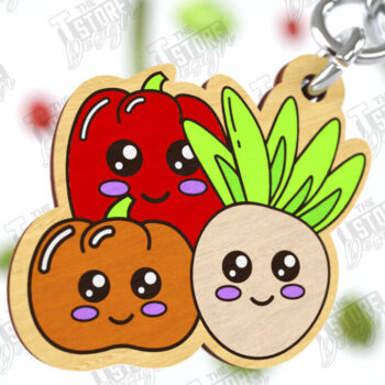 Intra απο ξύλο plywood 3mm-4mm πάχος – Vegan Μπρελόκ Bundle |Μπρελόκ Δίασταση  5x5 cm INTRAFABR-122878637 - Image 3