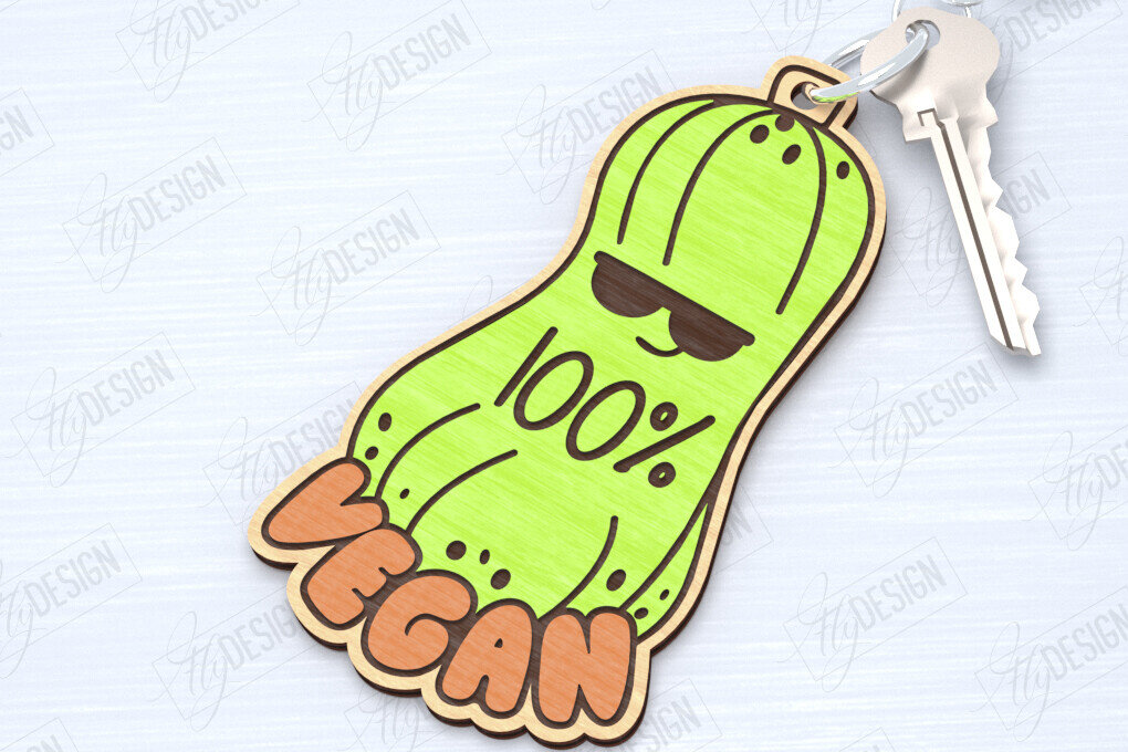 Intra απο ξύλο plywood 3mm-4mm πάχος – Vegan Κοπή Laser Μπρελόκ | Vegan μπρελόκ Δίασταση  5x5 cm INTRAFABR-120353711