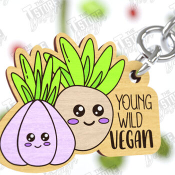 Intra απο ξύλο plywood 3mm-4mm πάχος – Vegan Κοπή Laser Μπρελόκ | Vegan μπρελόκ Δίασταση  5x5 cm INTRAFABR-122683254 - Image 1