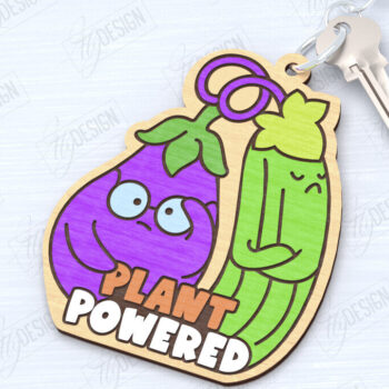 Intra απο ξύλο plywood 3mm-4mm πάχος – Vegan Κοπή Laser Μπρελόκ | Vegan μπρελόκ Δίασταση  5x5 cm INTRAFABR-120025152 - Image 1