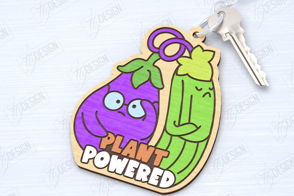 Intra απο ξύλο plywood 3mm-4mm πάχος – Vegan Κοπή Laser Μπρελόκ | Vegan μπρελόκ Δίασταση  5x5 cm INTRAFABR-120025152