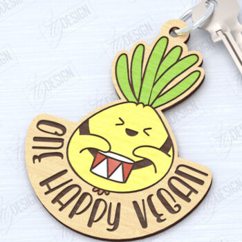 Intra απο ξύλο plywood 3mm-4mm πάχος – Vegan Κοπή Laser Μπρελόκ | Vegan μπρελόκ Δίασταση  5x5 cm INTRAFABR-120025158 - Image 1