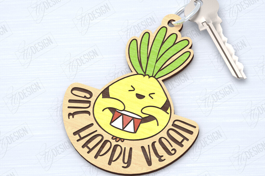 Intra απο ξύλο plywood 3mm-4mm πάχος – Vegan Κοπή Laser Μπρελόκ | Vegan μπρελόκ Δίασταση  5x5 cm INTRAFABR-120025158