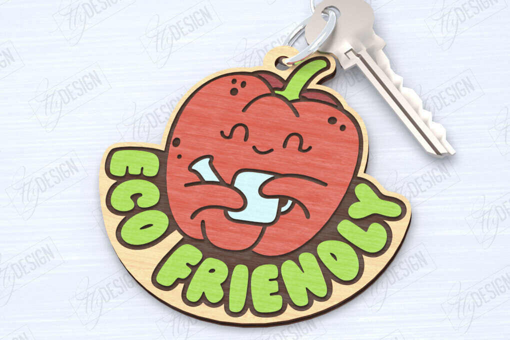 Intra απο ξύλο plywood 3mm-4mm πάχος – Vegan Κοπή Laser Μπρελόκ | Vegan μπρελόκ Δίασταση  5x5 cm INTRAFABR-120353699