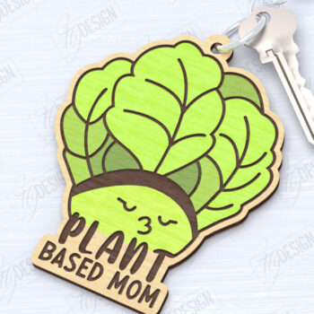 Intra απο ξύλο plywood 3mm-4mm πάχος – Vegan Κοπή Laser Μπρελόκ | Vegan μπρελόκ Δίασταση  5x5 cm INTRAFABR-120353704 - Image 1