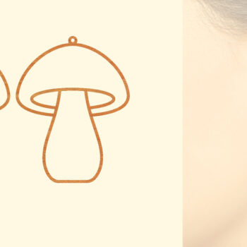 Intra απο ξύλο plywood 3mm-4mm πάχος – Σκουλαρίκια από φυτικό ξύλο με λέιζερ Δίασταση  5x5 cm INTRAFABR-97331079 - Image 1