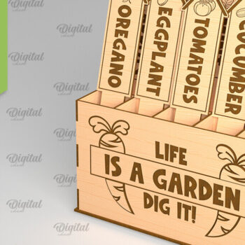 Intra απο ξύλο plywood 3mm-4mm πάχος – Λαχανικά Garden Stakes Δίασταση  20x20 cm INTRAFABR-93773137 - Image 1