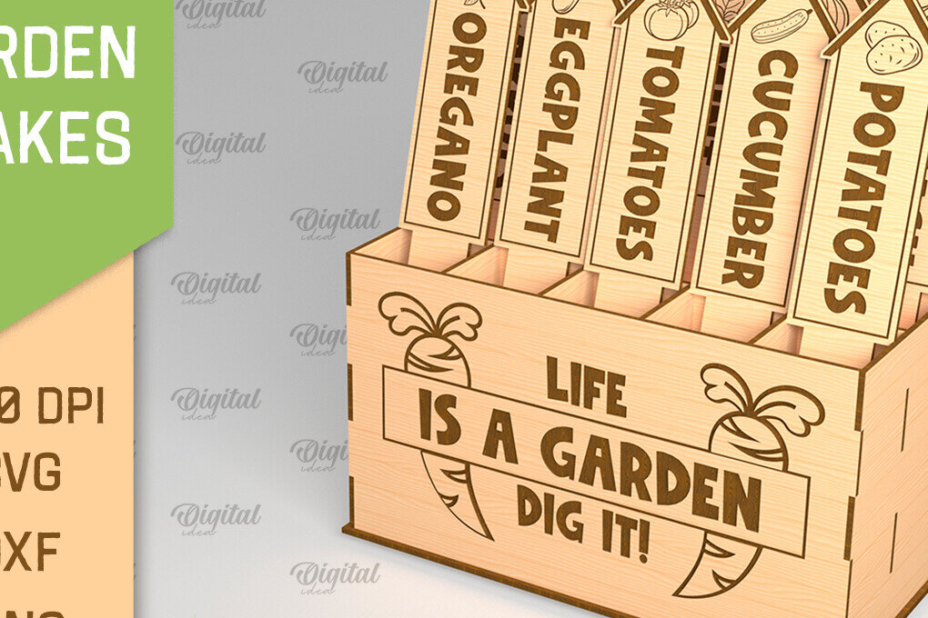 Intra απο ξύλο plywood 3mm-4mm πάχος – Λαχανικά Garden Stakes Δίασταση  20x20 cm INTRAFABR-93773137