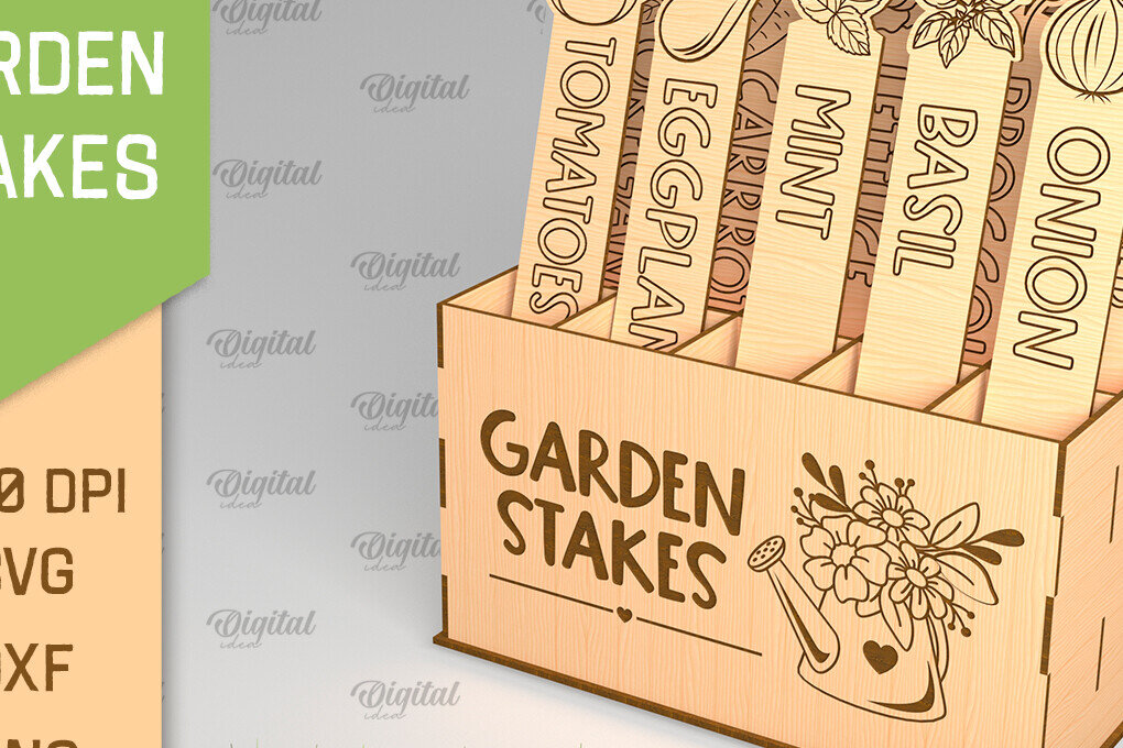 Intra απο ξύλο plywood 3mm-4mm πάχος – Λαχανικά Garden Stakes Δίασταση  20x20 cm INTRAFABR-93771360
