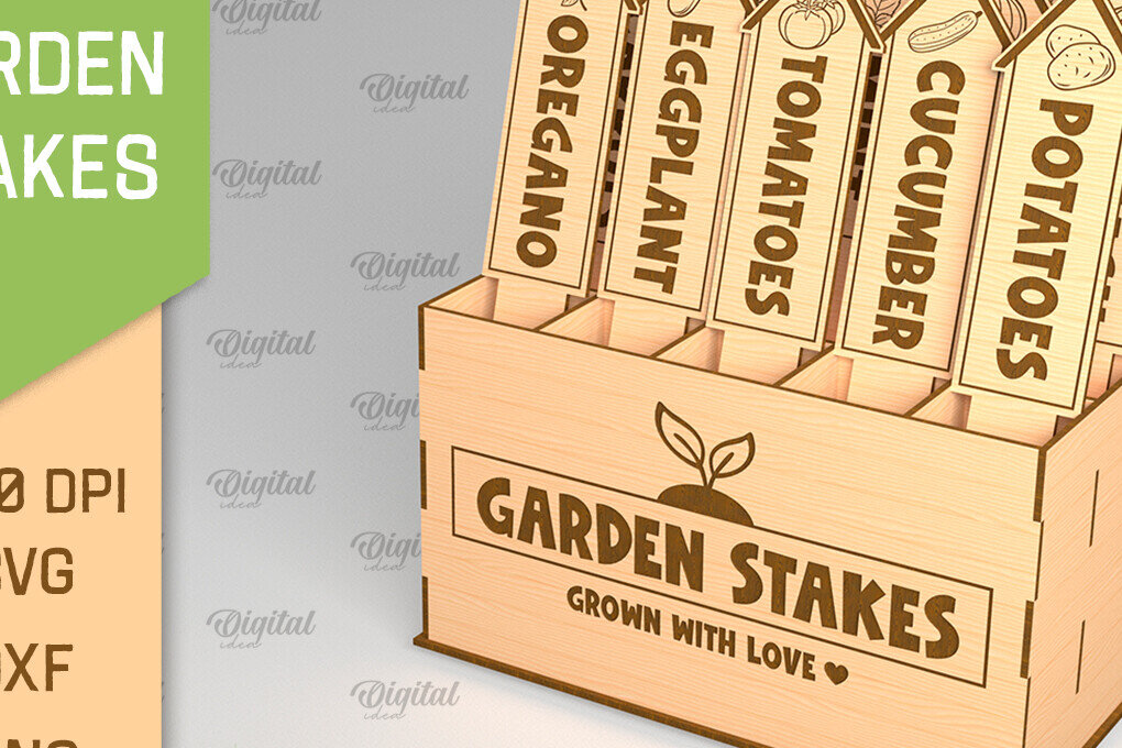 Intra απο ξύλο plywood 3mm-4mm πάχος – Λαχανικά Garden Stakes Δίασταση  20x20 cm INTRAFABR-93772569 - Image 1