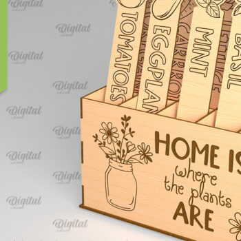Intra απο ξύλο plywood 3mm-4mm πάχος – Λαχανικά Garden Stakes Δίασταση  20x20 cm INTRAFABR-93772821 - Image 1