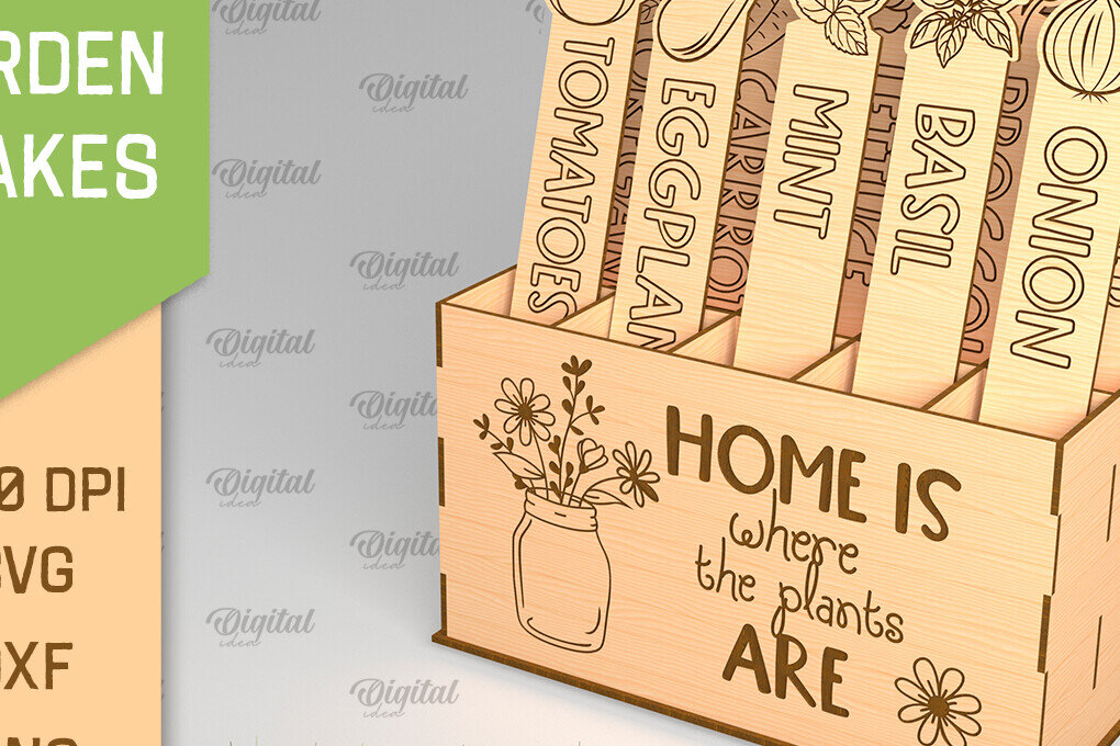 Intra απο ξύλο plywood 3mm-4mm πάχος – Λαχανικά Garden Stakes Δίασταση  20x20 cm INTRAFABR-93772821