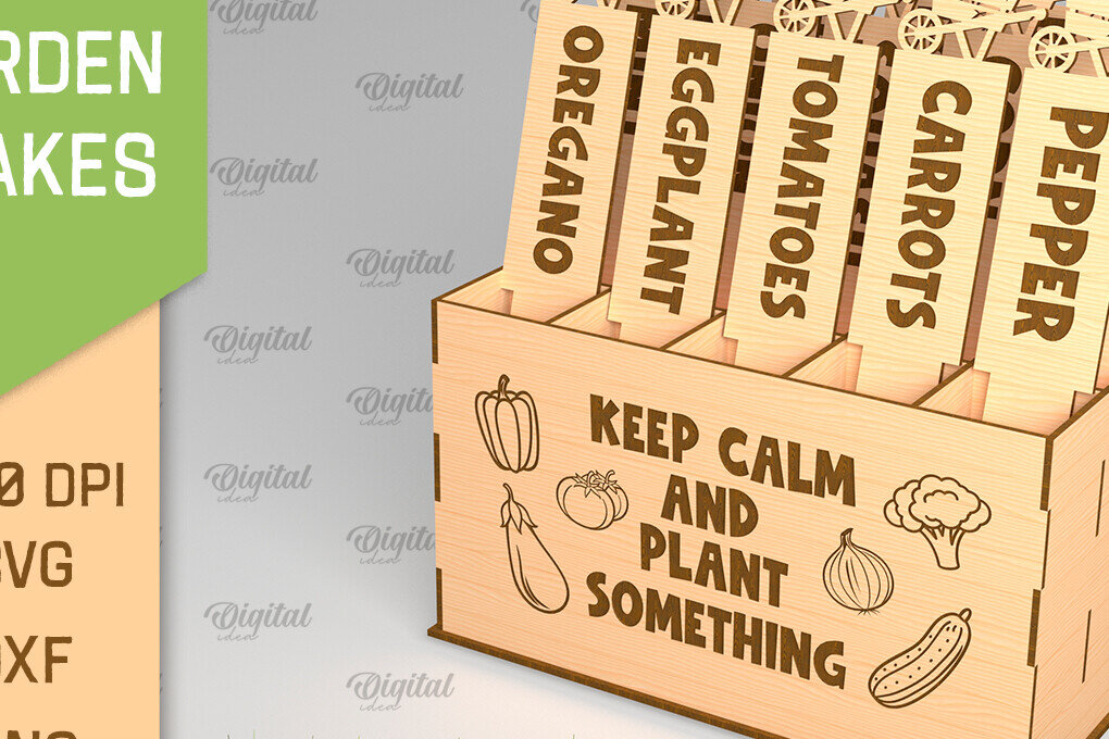 Intra απο ξύλο plywood 3mm-4mm πάχος – Λαχανικά Garden Stakes Δίασταση  20x20 cm INTRAFABR-93773109