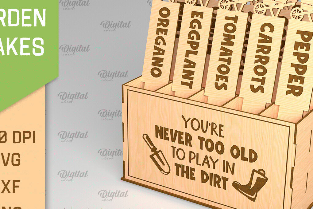 Intra απο ξύλο plywood 3mm-4mm πάχος – Λαχανικά Garden Stakes Δίασταση  20x20 cm INTRAFABR-93770326