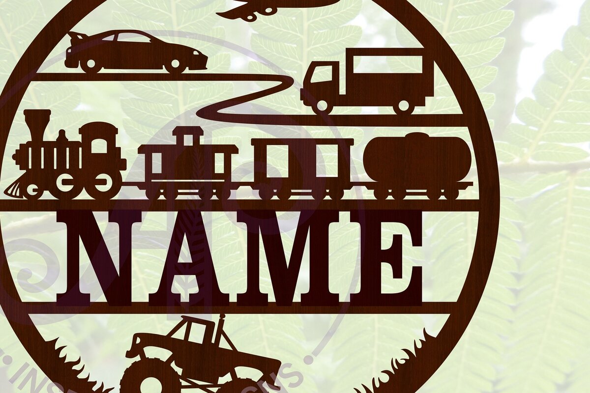 Intra απο ξύλο plywood 3mm-4mm πάχος – Αρχείο Περικοπής Sign Name Vehicle Δίασταση  40x30 cm INTRAFABR-67500024