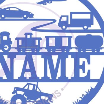 Intra απο ξύλο plywood 3mm-4mm πάχος – Αρχείο Περικοπής Sign Name Vehicle Δίασταση  40x30 cm INTRAFABR-67500024 - Image 2