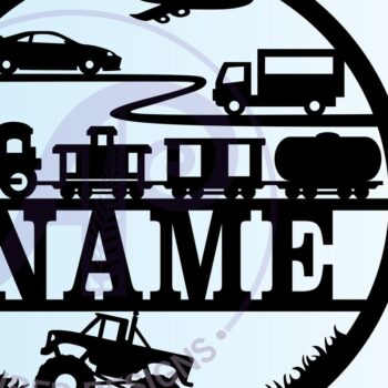 Intra απο ξύλο plywood 3mm-4mm πάχος – Αρχείο Περικοπής Sign Name Vehicle Δίασταση  40x30 cm INTRAFABR-67500024 - Image 3