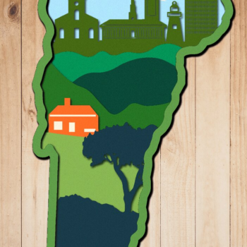 Intra απο ξύλο plywood 3mm-4mm πάχος – Vermont, 3D Layered File Δίασταση  20x20 cm INTRAFABR-33397135 - Image 1