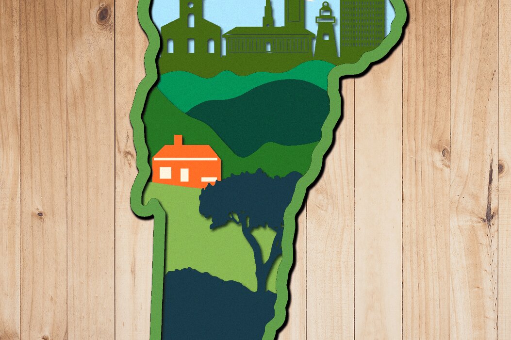 Intra απο ξύλο plywood 3mm-4mm πάχος – Vermont, 3D Layered File Δίασταση  20x20 cm INTRAFABR-33397135