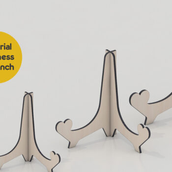 Intra απο ξύλο plywood 3mm-4mm πάχος – Ευέλικτες κλασικές βάσεις οθόνης Δίασταση  20x20 cm INTRAFABR-95612495 - Image 6