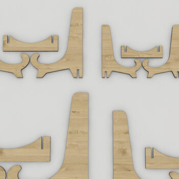 Intra απο ξύλο plywood 3mm-4mm πάχος – Πακέτο ευέλικτης βάσης Easel Display Δίασταση  20x20 cm INTRAFABR-95613228 - Image 6