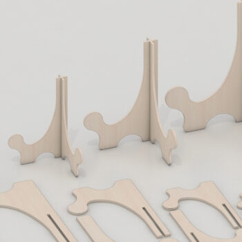 Intra απο ξύλο plywood 3mm-4mm πάχος – Ευέλικτο Easel Stand FilesBu Δίασταση  20x20 cm INTRAFABR-95435683 - Image 5