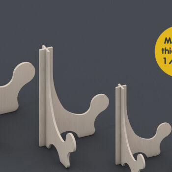 Intra απο ξύλο plywood 3mm-4mm πάχος – Ευέλικτο Easel Stand FilesBu Δίασταση  20x20 cm INTRAFABR-95435683 - Image 6