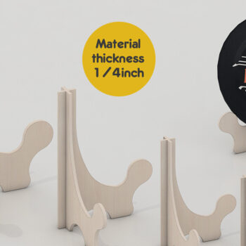 Intra απο ξύλο plywood 3mm-4mm πάχος – Ευέλικτο Easel Stand FilesBu Δίασταση  20x20 cm INTRAFABR-95435683 - Image 7
