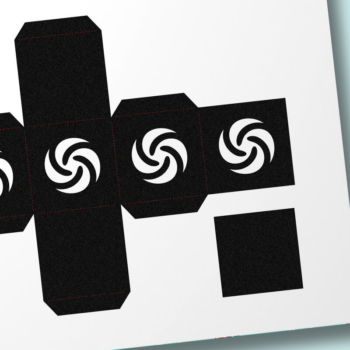 Intra απο ξύλο plywood 3mm-4mm πάχος – Πρότυπο κιβωτίου δώρου Vertigo Window Cube Δίασταση  20x20 cm INTRAFABR-64948764 - Image 2