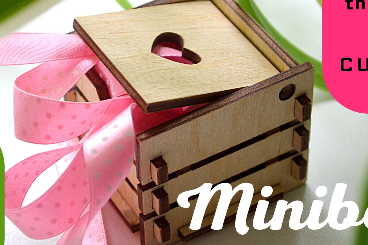 Intra απο ξύλο plywood 3mm-4mm πάχος – Πολύ Minibox με Καπάκι | Κουτί Δίασταση  20x20 cm INTRAFABR-71137770