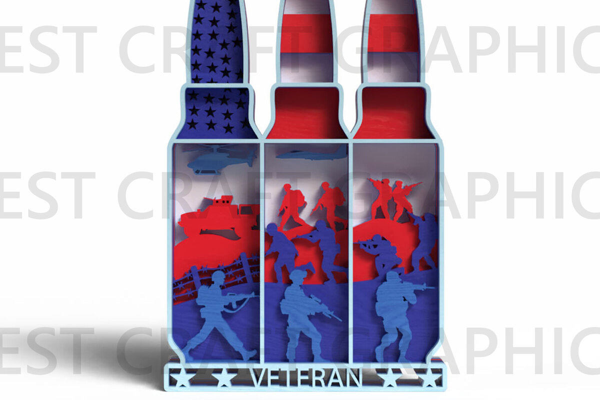 Intra απο ξύλο plywood 3mm-4mm πάχος – Veteran Bullet Layered Δίασταση  20x20 cm INTRAFABR-122441582