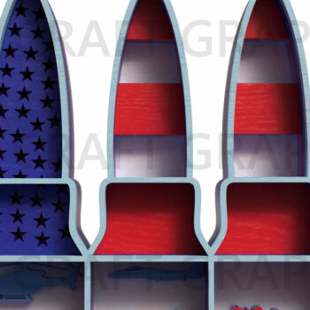 Intra απο ξύλο plywood 3mm-4mm πάχος – Veteran Bullet Layered Δίασταση  20x20 cm INTRAFABR-122441582 - Image 3