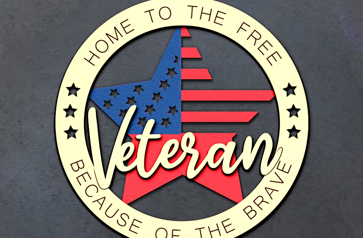 Intra απο ξύλο plywood 3mm-4mm πάχος – Veteran Car Charm Military Patriot Δίασταση  20x20 cm INTRAFABR-111559777