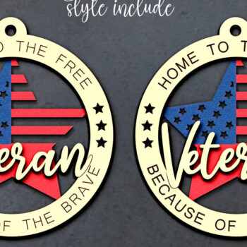 Intra απο ξύλο plywood 3mm-4mm πάχος – Veteran Car Charm Military Patriot Δίασταση  20x20 cm INTRAFABR-111559777 - Image 4