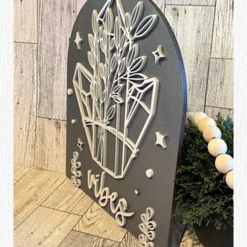 Intra απο ξύλο plywood 3mm-4mm πάχος – Vibes Boho Arch Decor Laser Δίασταση  20x20 cm INTRAFABR-44638696 - Image 3