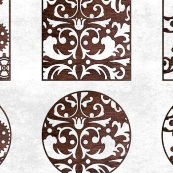 Intra απο ξύλο plywood 3mm-4mm πάχος – Βικτωριανά, γοτθικά, Steampunk Layers Δίασταση  20x20 cm INTRAFABR-32925326 - Image 1