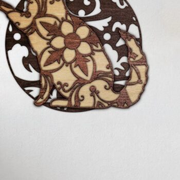 Intra απο ξύλο plywood 3mm-4mm πάχος – Βικτωριανά, γοτθικά, Steampunk Layers Δίασταση  20x20 cm INTRAFABR-32925326 - Image 3