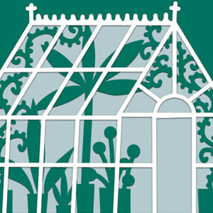 Intra απο ξύλο plywood 3mm-4mm πάχος – Ευχετήρια κάρτα για το βικτοριανό θερμοκήπιο Δίασταση 20x20 cm INTRAFABR-26291552