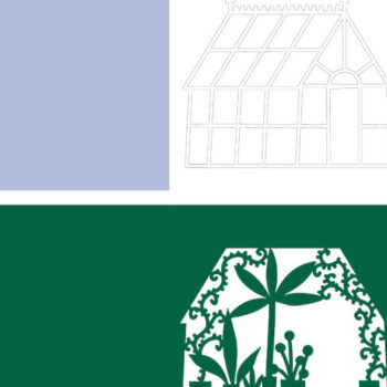 Intra απο ξύλο plywood 3mm-4mm πάχος – Ευχετήρια κάρτα για το βικτοριανό θερμοκήπιο Δίασταση  20x20 cm INTRAFABR-26291552 - Image 2