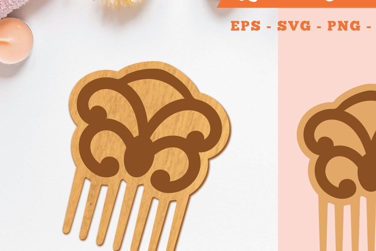 Intra απο ξύλο plywood 3mm-4mm πάχος – Victorian Comb 1 Δίασταση  20x20 cm INTRAFABR-105418493