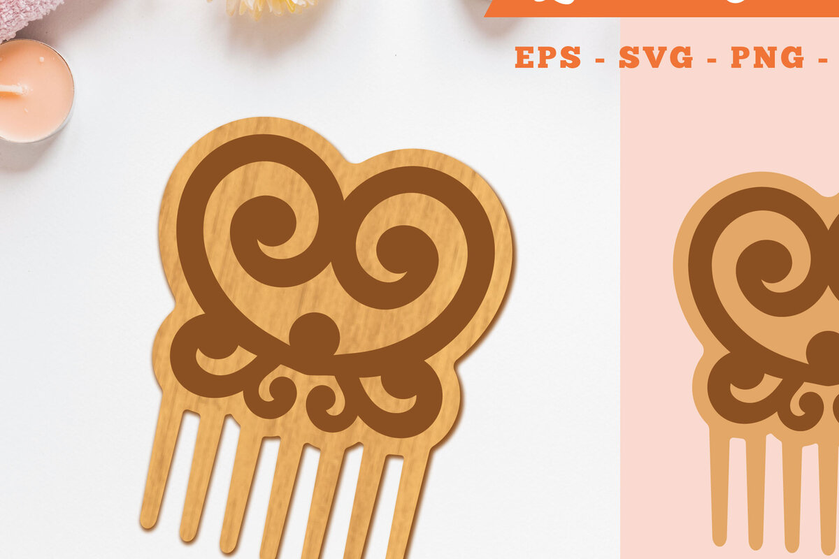 Intra απο ξύλο plywood 3mm-4mm πάχος – Victorian Comb 2 Δίασταση  20x20 cm INTRAFABR-105418572