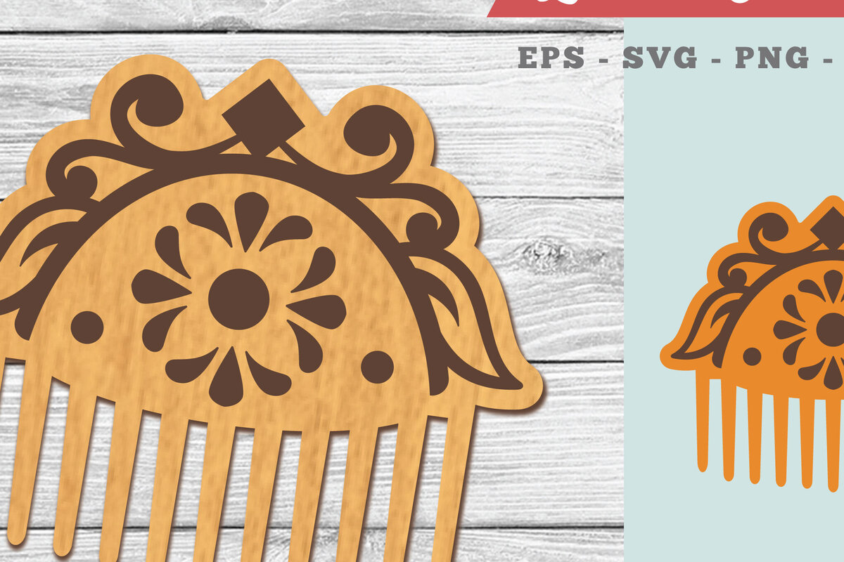 Intra απο ξύλο plywood 3mm-4mm πάχος – Victorian Comb 3 Δίασταση  20x20 cm INTRAFABR-104779515