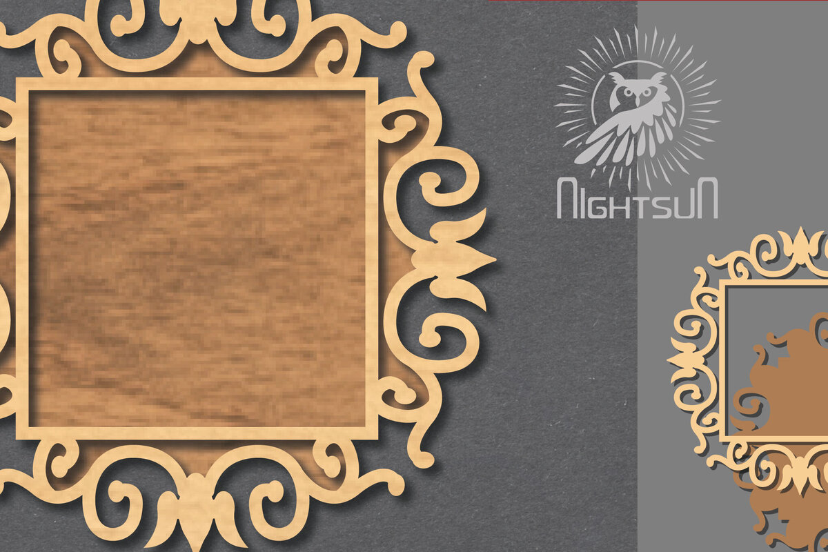 Intra απο ξύλο plywood 3mm-4mm πάχος – Βικτοριανή πινακίδα κοπής λέιζερ 1 Δίασταση  20x20 cm INTRAFABR-116923108