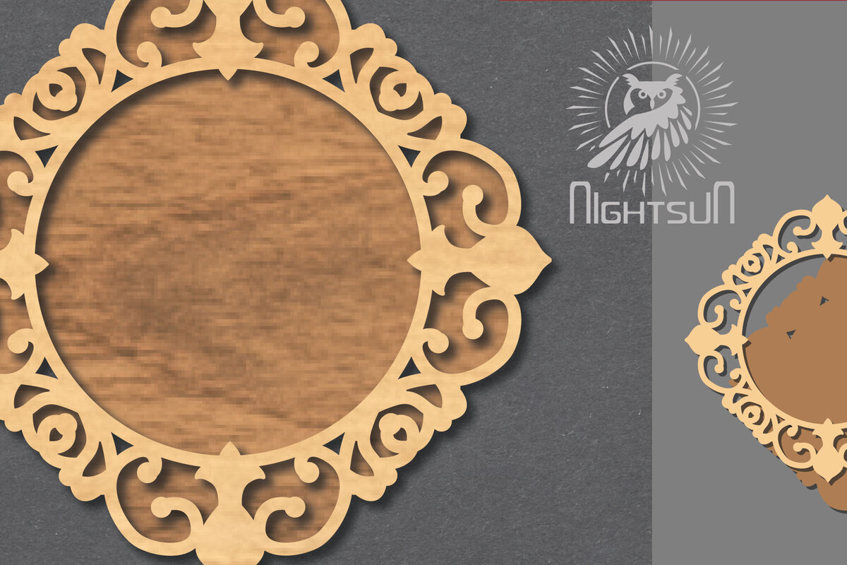 Intra απο ξύλο plywood 3mm-4mm πάχος – Βικτοριανή πινακίδα κοπής λέιζερ 3 Δίασταση  20x20 cm INTRAFABR-116923210